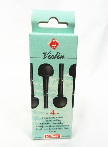 Brand New Genuine Wittner Finetune Violin Pegs One Set (4/4-3/4 )Size Thin 7.8mm - Picture 3 of 4
