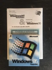 Microsoft Windows 95 Operating System Upgrade With Product Key & Workstation