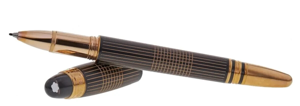 New Montblanc Star Walker Rose Gold Plated Fineliner Unisex Pen