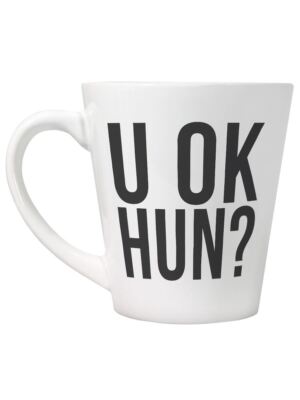 U Ok Hunne? Latte Becher