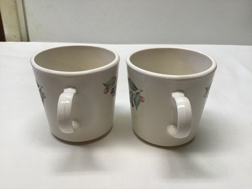 2-Vintage Corning Ware Abundance Fruit Pattern Coffee Cups - Foto 6 di 17