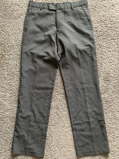 Kenneth Cole Reaction Pants Mens 32x32 Gray Straight Leg Trousers Dress Pant