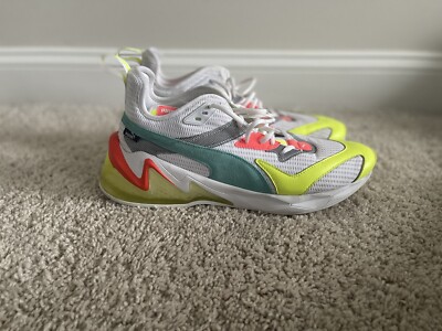 Size 13 PUMA LQDCELL Origin White Yellow Alert UK