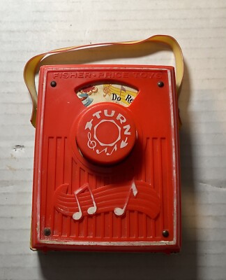 Vintage Fisher Price Pocket Radio #759 ''Do Re Mi'' dated 1969, Works