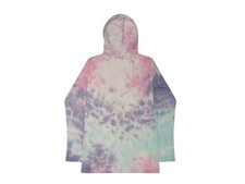 Tie Dye Cotton Candy Long Sleeve Hoodie Adult S M L XL 2XL 3XL 100 Cotton