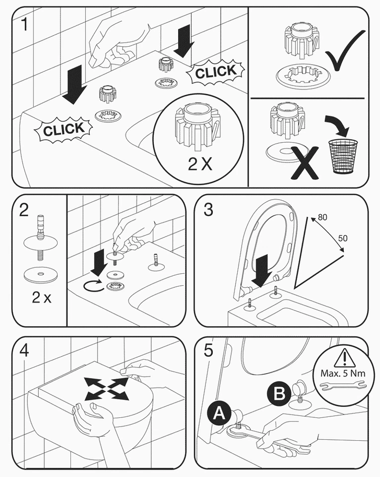 Villeroy & Boch Subway 2.0 WC-Sitz / Toilettendeckel mit Absenkautomatik - Bild 4 von 4