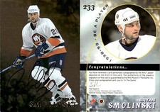 1998-99 Be A Player Autographs Gold #233 Bryan Smolinski - NM-MT
