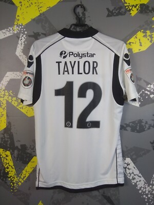 Taylor Eastleigh Jersey Match Worn Away Football Shirt 2017 - 2018 Macron L ig93