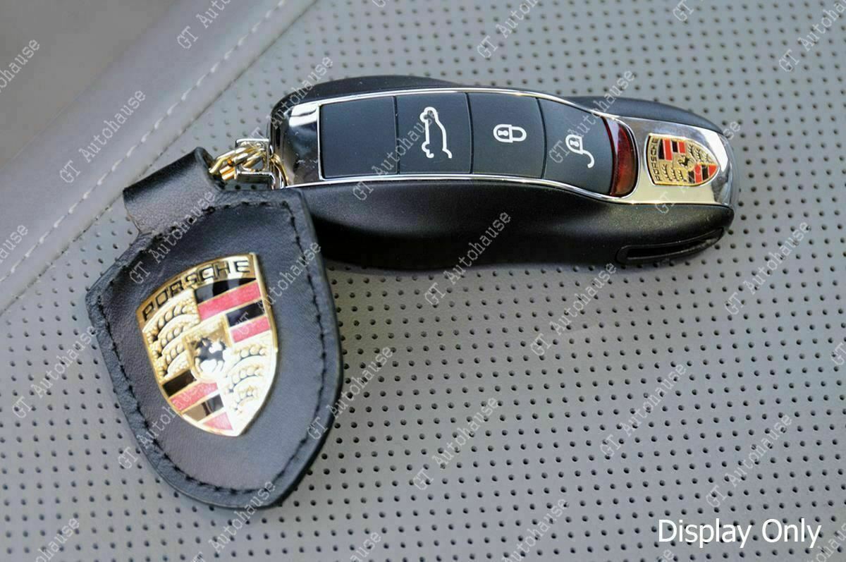 Cover Telecomando Auto Nero In ABS Per Chiave Porsche Panamera Macan Cayenne