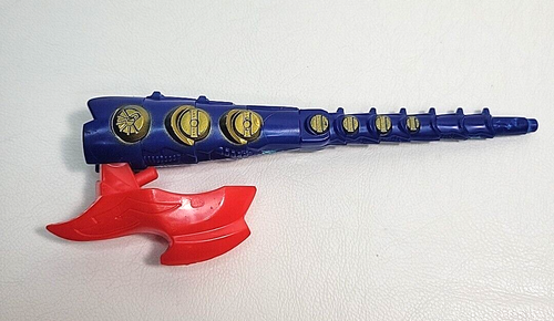 Transformers Tail Axe Weapon Accessory - Original Transformer Blue & Red Piece - Picture 2 of 16