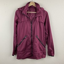 LULULEMON Size 6 Plum MISS MISTY Packable Jacket Windbreaker Hoodie Zip M45