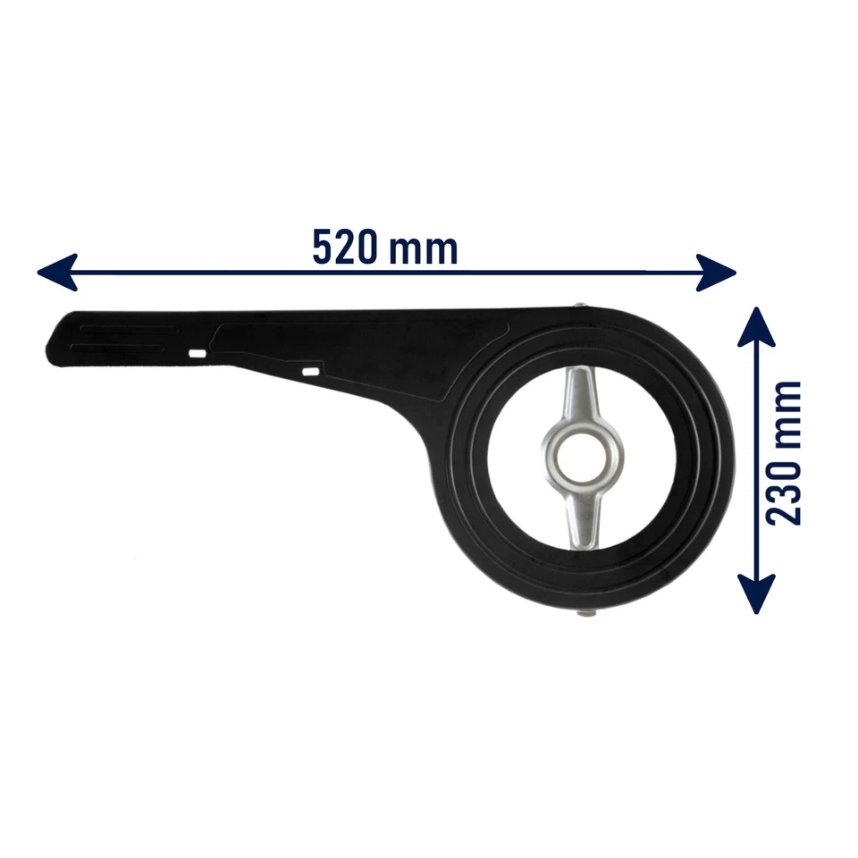 Fahrrad Kettenschutz Kettenkasten ABS Kettenschützer Schwarz 42-48 Zähne - Bild 2 von 2