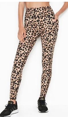 NWT Victoria Secret Incredible Essential Softest Legging Leopard Size 4