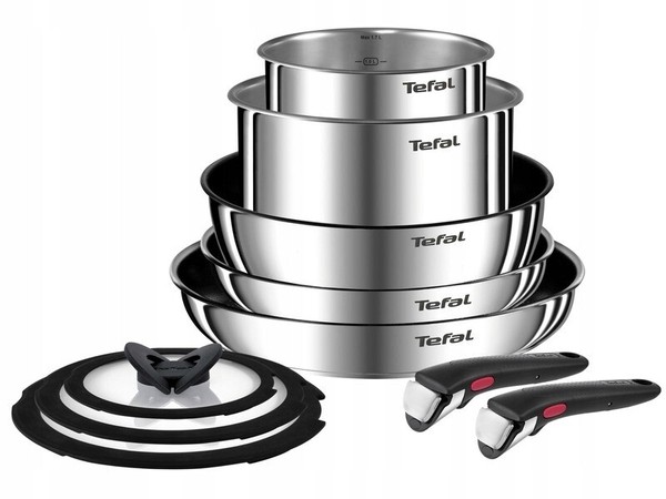 Tefal Ingenio Emotion Topfset, TÖPfe, Pfannen, Glasdeckeln, Griffe, 10-TEILIG-image