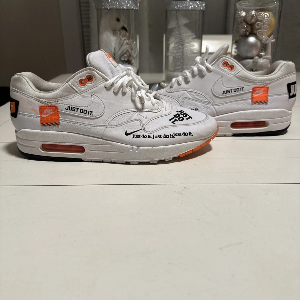 2018-NIKE-AIR MAX‎ JUST DO IT- WHITE/ORANGE-SIZE 11.5 men Nike Air Max 1 Just Do It Orange | eBay main image 2