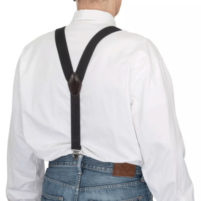 Hosenträger Herren Breit Y-Form Extra Stark 3 Clip Geschenke für Hosen 40mm 1.5m