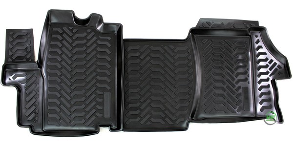 Gummimatten 3D GummifußMatten FüR Citroen Jumper 2006-2012 2-Tlg TPE 3D-image