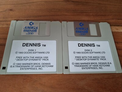 Dennis für Amiga 1200 Disk 1 + Disk 2