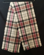 Murray Brothers Scottish Woollen Mills Hawick Scotland Lambswool Scarf - Plaid