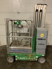 2012 GENIE GR20 20’ ELECTRIC RUNABOUT SCISSOR VERTICAL MAST DRIVABLE MAN LIFT