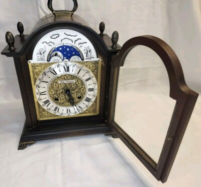 Vintage Seth Thomas A206-004 Moon Dial 2 Jewel Mantle Clock with