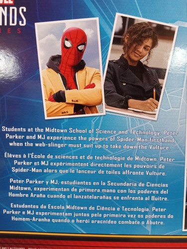 Marvel Legends MJ WATSON Zendaya & SPIDER-MAN Homecoming 2-Pack 2017 NEW - Picture 16 of 17
