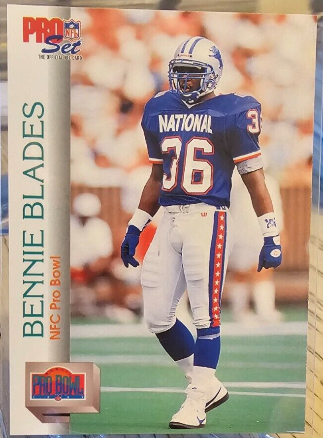 1992 Pro Set Bennie Blades #403 Detroit Lions