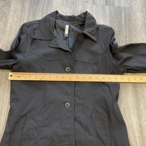 Chaqueta negra extra pequeña para mujer Forever 21 clásico pecho individual - Imagen 5 de 12