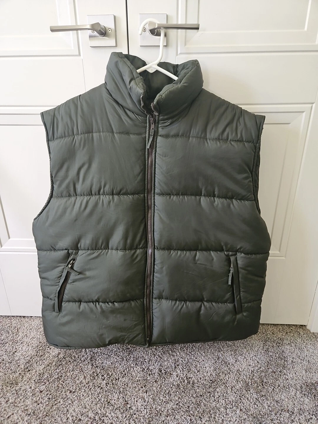 Cascade The Original Puffer Vest Men's Size 2XL Green Insulated Outdoor