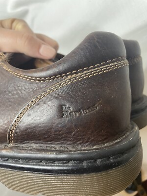 Dr Martens Shoes Mens 8B16 Brown Leather Upper Lace‎ Oxford Y2K Split Toe Sz.11 Dr Martens Shoes Mens 8B16 Brown Leather Upper Lace Oxford  main image 2