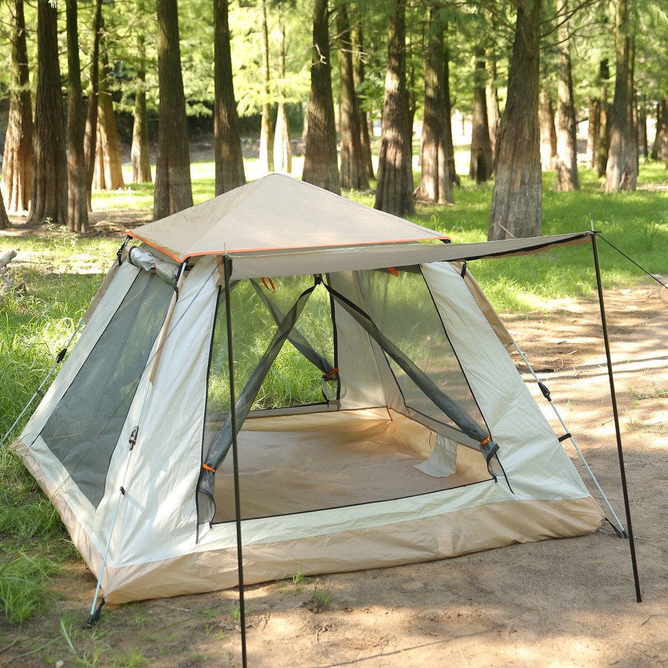 3-4 Person Camping Tent, Automatic Tent, Easy Jordan
