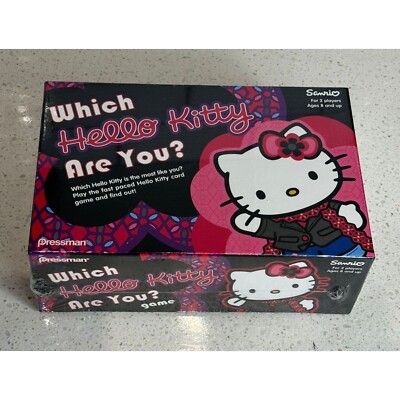 Which Hello Kitty Are You? Game Pressman Toys 2 Players Card Game Children