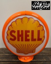 SHELL Reproduction 13.5" Gas Pump Globe - (Orange Body)
