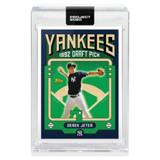 Topps PROJECT 2020 Card 59 - 1993 Derek Jeter by Grotesk w/ BOX IN STOCK NOW