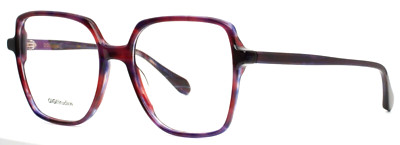 GIGI STUDIOS Aria 6680/9 Pink Purple Womens Square Eyeglasses 51-17-135 B:48 A