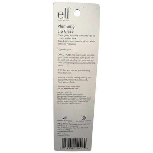 ELF Plumping Lip Glaze Plum Pout 2906 NOS Lip Gloss Y2K Beauty Makeup - Picture 8 of 12