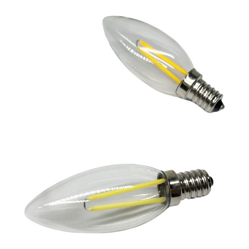 2w E14 E12 C25 Led Candle Light Bulbs 20w equivalent 240v 130v Lights Home Lamps - Picture 5 of 16