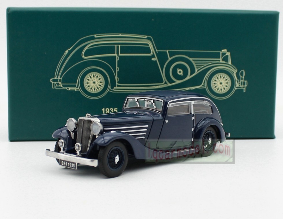 1/43 GFCC TOYS 1935 JAGUAR SS1 AIRLINE Diecast Dark Blue No