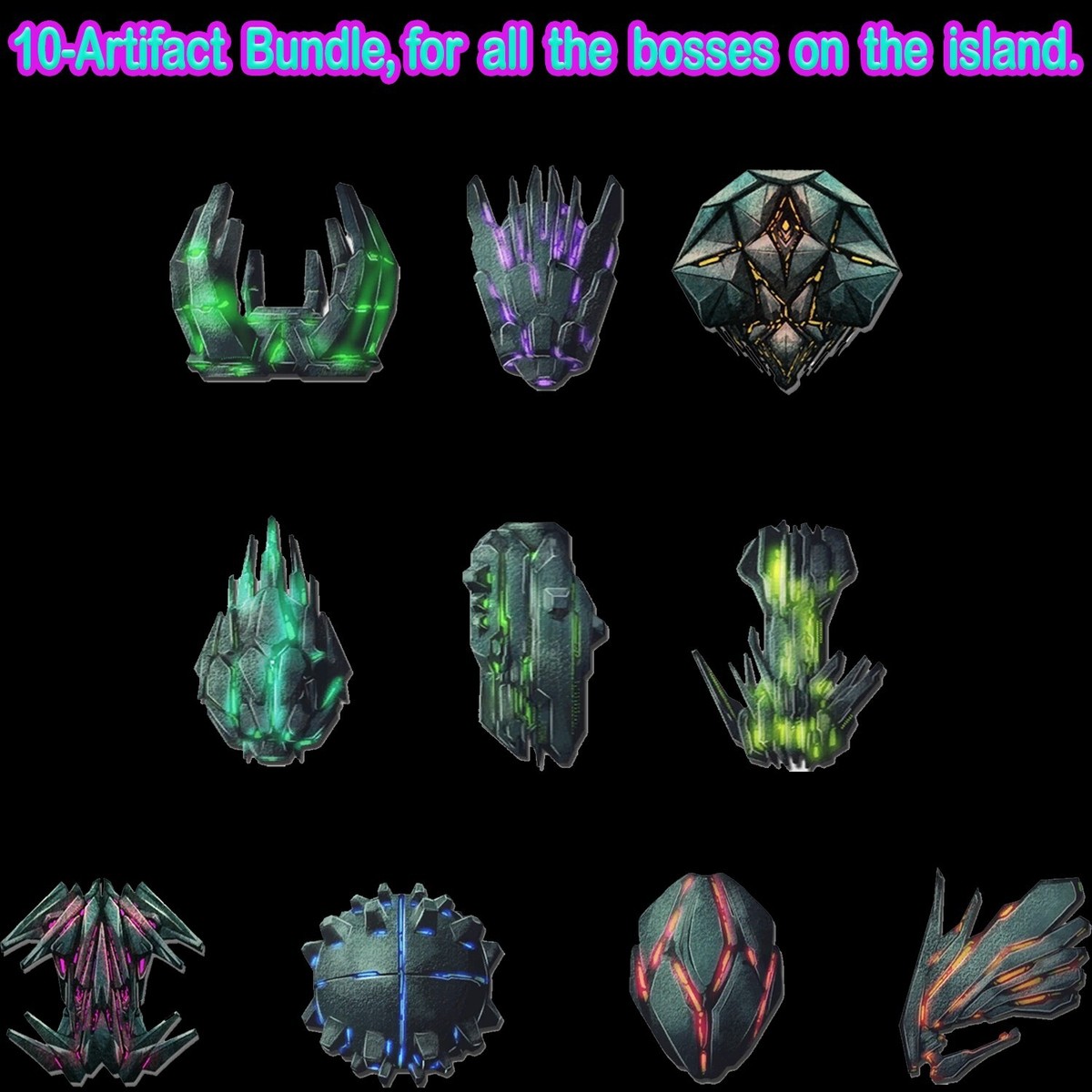 Ark Survival Ascended PVE-Artifacts for all the bosses on the