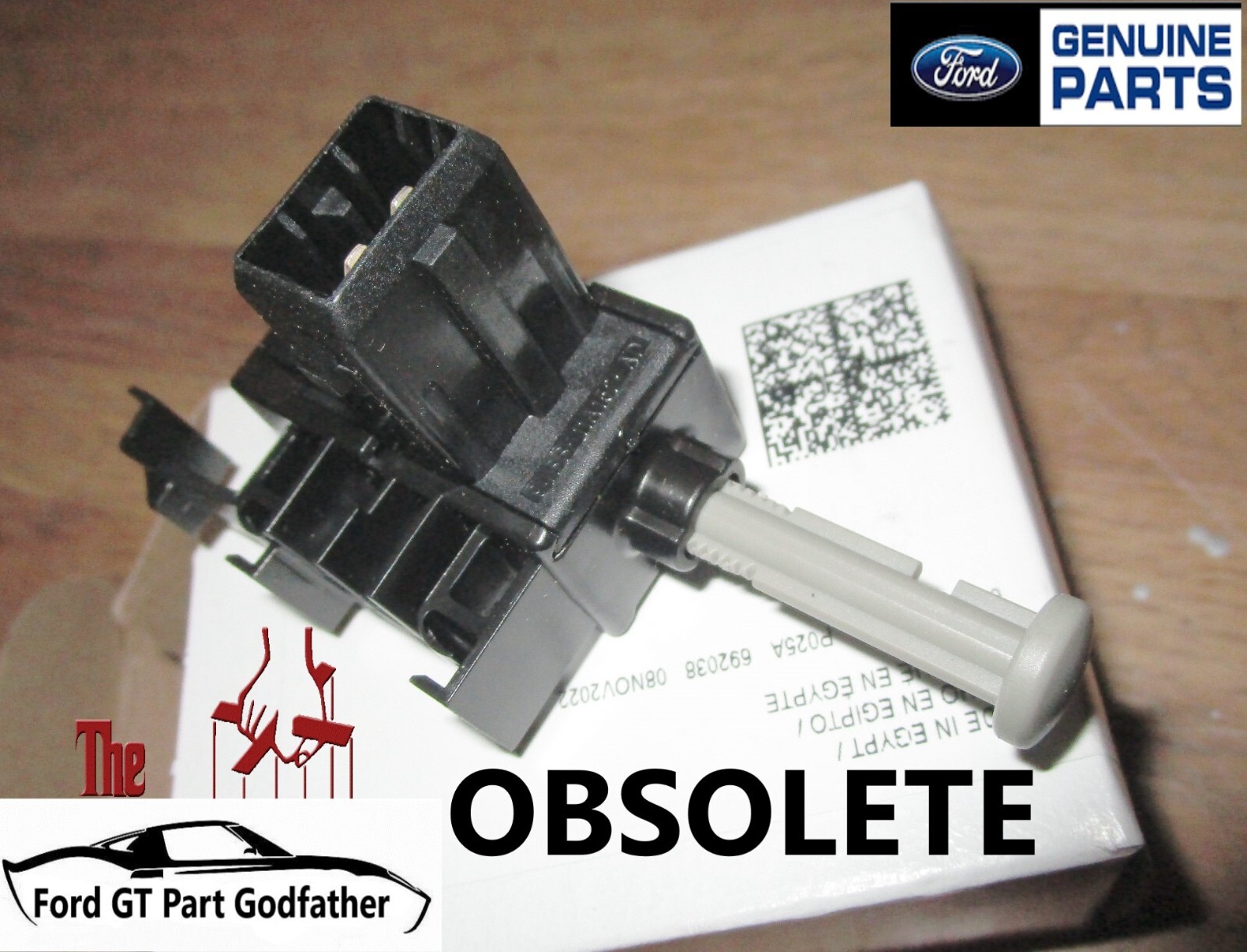 2005,2006 FORD GT GT40 SUPERCAR BRAKE LIGHT AND ABS SWITCH 05/06 OBSOLETE