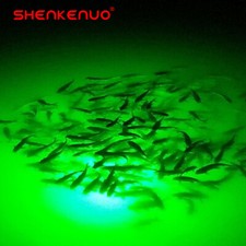 5000Lumens 12V 300LED Green Light Fishing Light Lamp Fish Attract 5m IR control