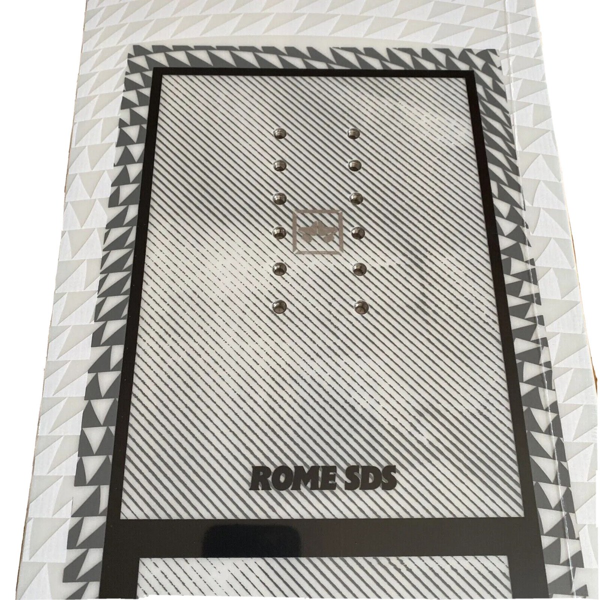 Rome SDS Cheap Trick 150cm Snowboard White Gray Black Blue Rome SDS Cheap Trick 150cm Snowboard White Gray Black Blue