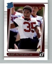 2021 Donruss Jaret Patterson 298 RR,RC  Washington Football Team