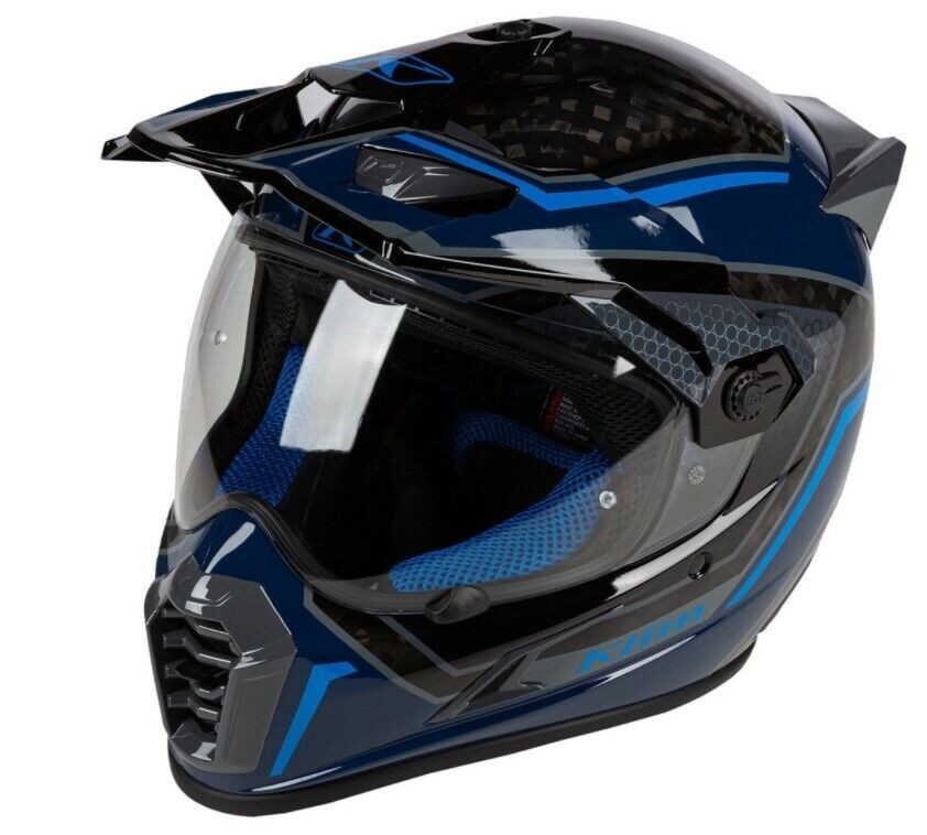 KLIM KRIOS PRO CASCO ECE/DOT-Mekka Kinetik Blu