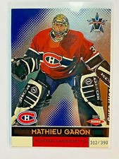  2000-01 Vanguard #129 Mathieu Garon /390 Montreal Canadiens