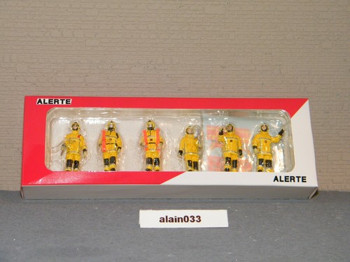 6 FIGURINES POMPIER FEU URBAIN - Deluxe Racing