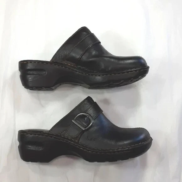 boc size 8 black clogs shoes