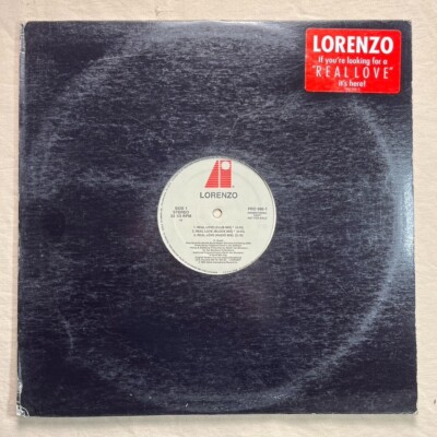 LORENZO Real Love 1992 Vinyl Maxi Single Alpha International PRO 996-1 - VG