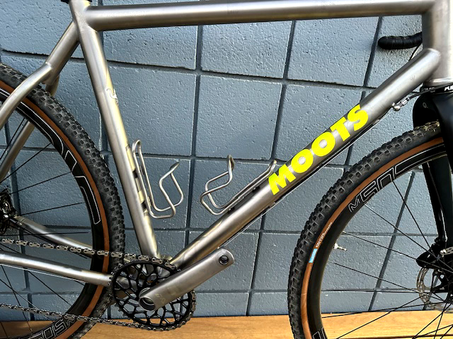 moots titanium gravel bike