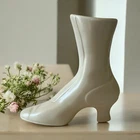 Vintage Red Wing Pottery Boot 651, Planter Vase -Collectible Ceramic Shoe, Home